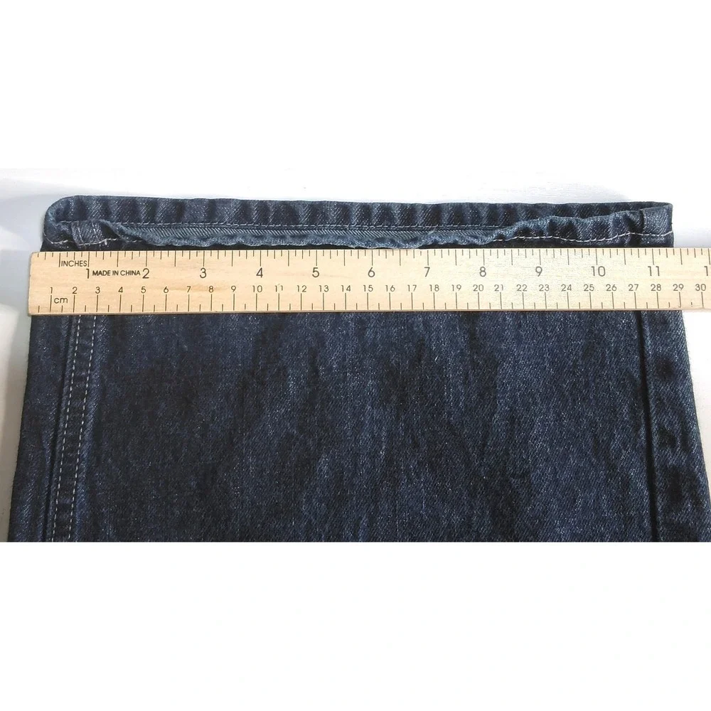 Y2K Ecko Unltd Denim Shorts Mens 32 Blue Baggy Embroidered Pockets Jorts